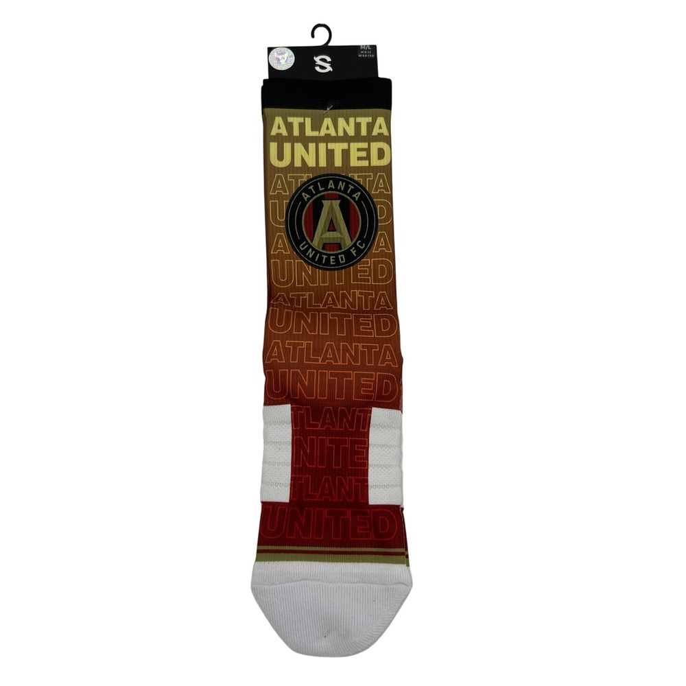 Strideline Atlanta United FC Premium Full Sub Crew‎ Socks Mens M/L